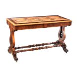 WILLIAM IV INLAID SIDE TABLE