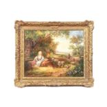 GILT FRAMED OIL PAINTING