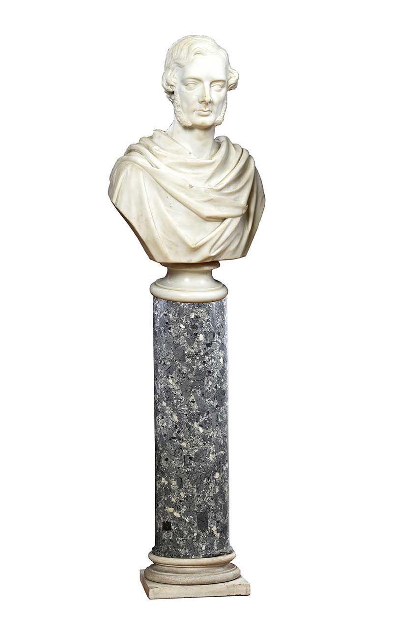 NINETEENTH CENTURY MARBLE BUST