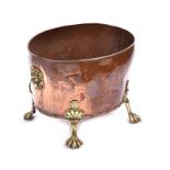 COPPER & BRASS LOG BUCKET