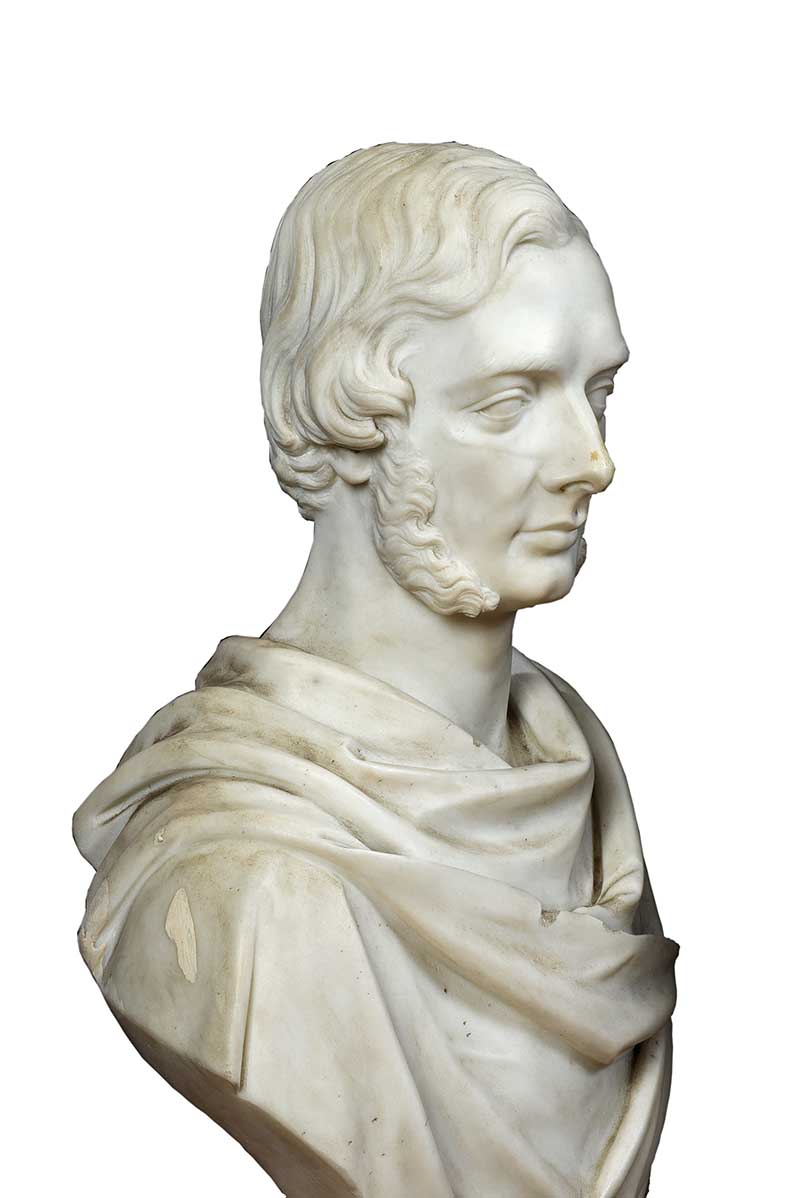 NINETEENTH CENTURY MARBLE BUST - Image 3 of 4