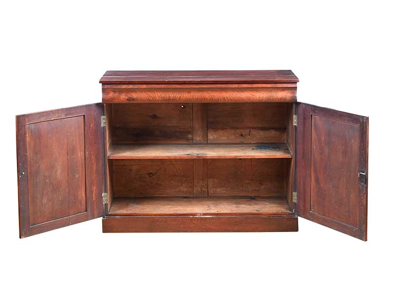 WILLIAM IV MAHOGANY SIDE CABINET - Image 4 of 5