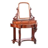 VICTORIAN MAHOGANY DUCHESS DRESSING TABLE