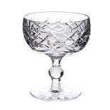 SET OF EIGHT WATERFORD CRYSTAL CHAMPAGNE GLASSES