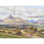 Vittorio Cerefice - THE MOURNE MOUNTAINS - Oil on Canvas - 12 x 16 inches - Signed