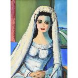 Alan Quigley - THE BRIDE - Oil on Board - 24 x 17 inches - Signed