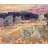 Basil Blackshaw, HRHA, HRUA, & Paul Yates - SLIGO LANDSCAPE - Oil on Board - 8.5 x 10 inches -