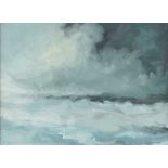 Marjorie Bloch - STORM INTO THE WEST - Oil on Canvas - 12 x 16 inches - Signed in Monogram