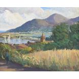 Hugh O'Neill - VIEW TO DUNDRUM - Oil on Canvas - 16 x 20 inches - Signed