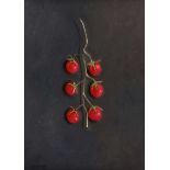 Kevin Meehan - CHERRY TOMATOES - Oil on Board - 11 x 8 inches - Signed