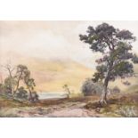 Wycliffe Eggington, RI, RCA - LOCH TULLA, SCOTTISH HIGHLANDS - Watercolour Drawing - 21 x 29