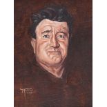 Thomas Putt - BRENDAN BEHAN - Oil on Board - 7 x 5 inches - Signed