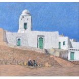 Jeremiah Hoad - TUNISIAN LANDSCAPE - Pastel on Paper - 19 x 21 inches - Signed