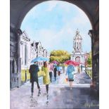 Holly Hanson - TRINITY, DUBLIN - Oil on Canvas - 24 x 20 inches - Signed