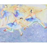 Alexander Ford - BALLET DANCERS - Oil on Canvas - 16 x 20 inches - Signed