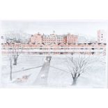 Albany Wiseman - THE ROYAL VICTORIA HOSPITAL. BELFAST - Limited Edition Coloured Print (137/150) -