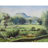 Charles McAuley - DALL RIVER & LURIG, COUNTY ANTRIM - Oil on Board - 12 x 16 inches - Signed