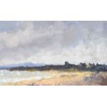 Jim Holmes - CARRICK A BRAGHY CASTLE - Oil on Board - 6 x 10 inches - Signed
