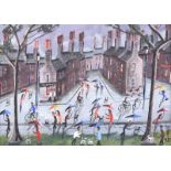 John Ormsby - A WET WALKIES - Oil on Board - 12 x 16 inches - Signed