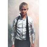 Ian Cumberland - YOUNG MAN - Oil on Canvas - 53 x 36 inches - Signed