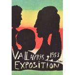 Pablo Picasso - VALLAVRIS EXPOSITION 1953 - Coloured Print - 12 x 8 inches - Unsigned