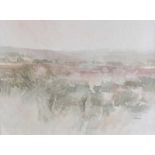 Terence P. Flanagan, RHA PPRUA - A CLOSE DAY - Watercolour Drawing - 16 x 22 inches - Signed