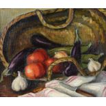 John Turner, RUA - TABLE TOP STILL LIFE - Oil on Board - 15 x 18 inches - Signed