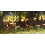 Mark O'Neill - BESIDE THE HIGHER FIELDS - Oil on Board - 16 x 30 inches - Signed