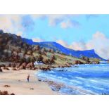 David Overend - MURLOUGH BAY, COUNTY ANTRIM - Coloured Print - 6 x 8 inches - Signed