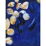 Anne Michael - SHELLS - Oil on Board - 16 x 12 inches - Signed
