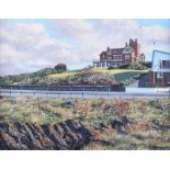 Gary Devon - ROYAL ULSTER YACHT CLUB - Oil on Board - 12 x 16 inches - Signed