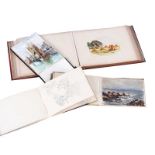 William & Everett Galloway - IRISH SCENES - Four Sketch Books - - Unsigned