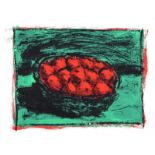 Neil Shawcross, RHA, RUA - BOWL OF FRUIT - Acrylic on Paper - 5 x 6.5 inches - Signed