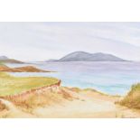 Marian White - ISLAY, WESTERN ISLES, SCOTLAND - Watercolour Drawing - 10 x 13 inches - Signed