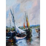 Niall Campion - KINSALE HARBOUR, COUNTY CORK - Oil on Canvas - 32 x 24 inches - Signed