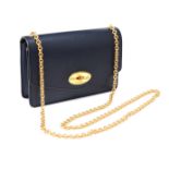 MULBERRY NAVY LEATHER CROSSBODY BAG