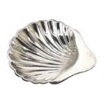 SILVER SHELL DISH