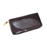 LOUIS VUITTON PATENT LEATHER WALLET WITH BOX