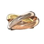 CARTIER 18CT GOLD TRINITY RING