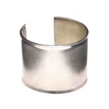 BRUSHED STERLING SILVER CUFF