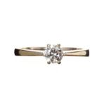 9CT CUBIC ZIRCONIA RING