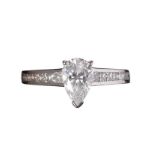 PLATINUM SOLITAIRE DIAMOND RING