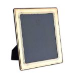 LARGE REEDED SILVER PHOTOGRAPH FRAME