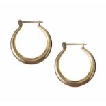 9CT GOLD HOOP EARRINGS