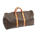 LOUIS VUITTON MONOGRAMMED LEATHER HOLD ALL