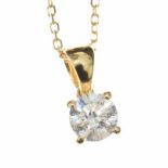 18CT GOLD DIAMOND NECKLACE