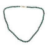 MALACHITE BEADED NECKLACE