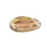 MUST DE CARTIER 18CT GOLD TRINITY RING