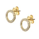 18CT GOLD DIAMOND EARRINGS