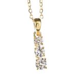 18CT GOLD DIAMOND NECKLACE